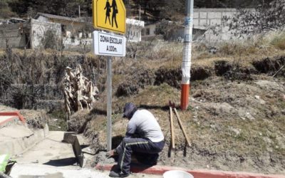 Colocación de Señales de Tránsito Preventivas en el Municipio